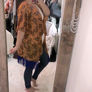 LulaRoe size XLarge floral embellished cardigan